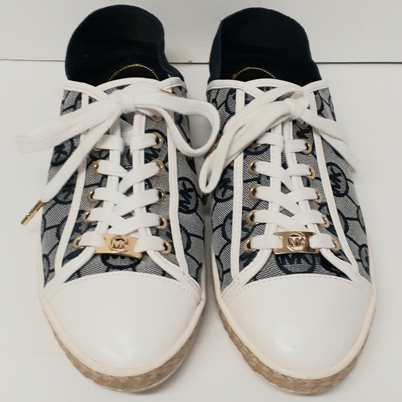 michael kors navy blue sneakers